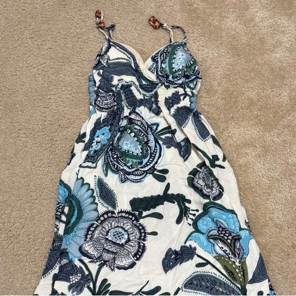 Derek Heart Blue and White Floral Mini Dress